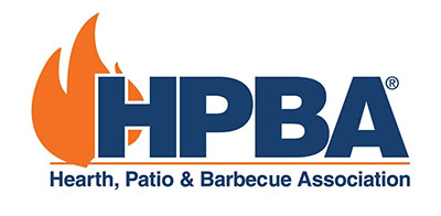 Orange flame With HPBA in blue letters and Government Affairs Academy written underneath