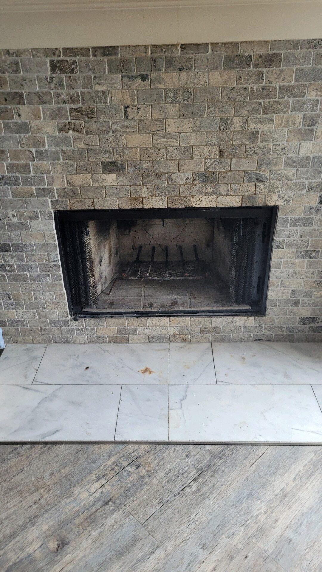 original photo of a fireplace