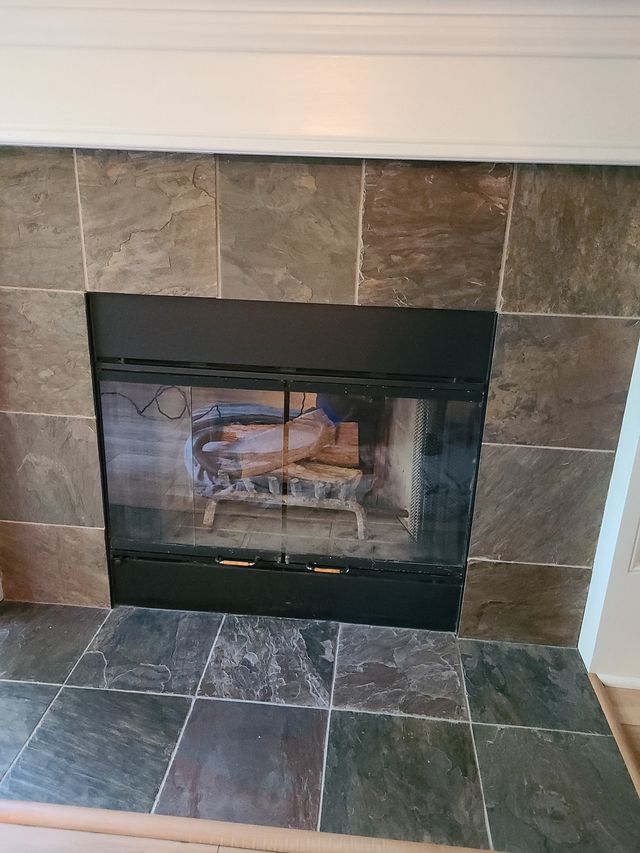 Chelsea Guthrie fireplace