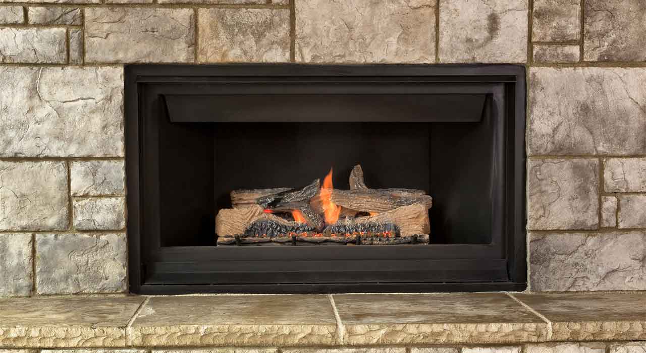 Natural Gas Fireplace