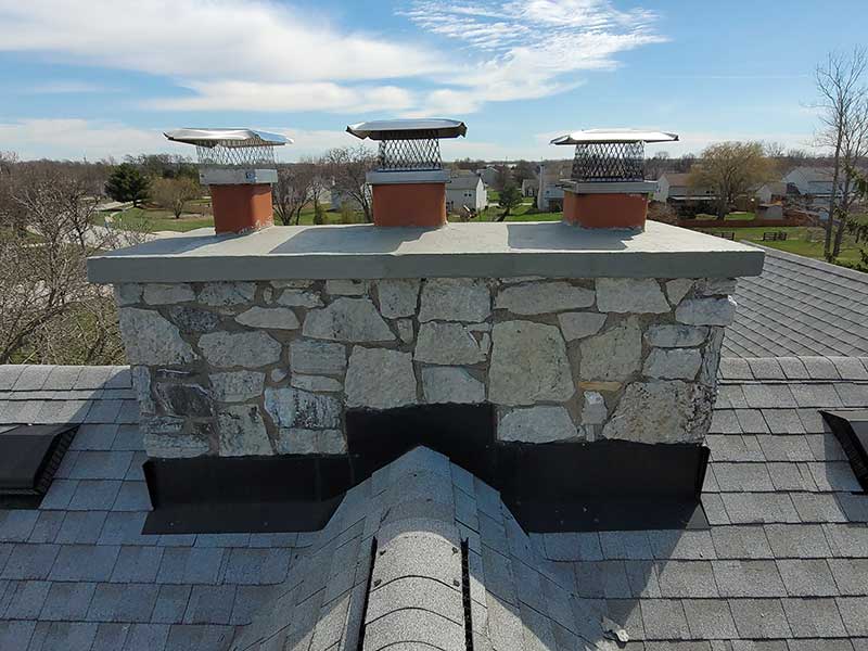 mortar crown (after)